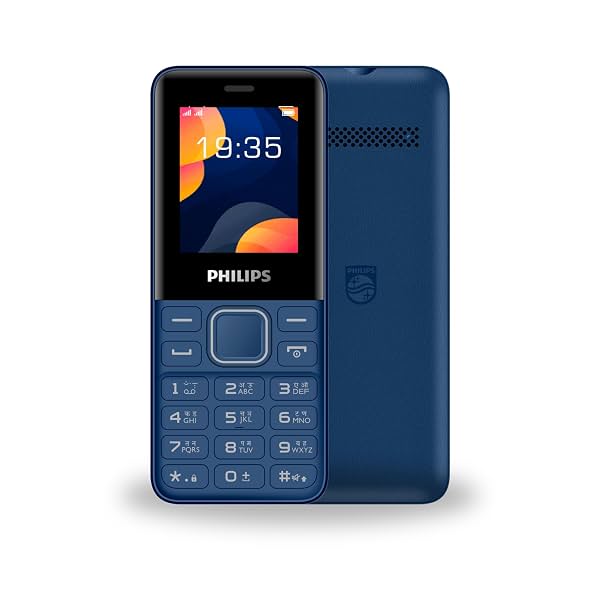 PHILIPS All-New E2103 Sleek & Stylish |Keypad Mobile with 1.77" Screen|1000 MAH