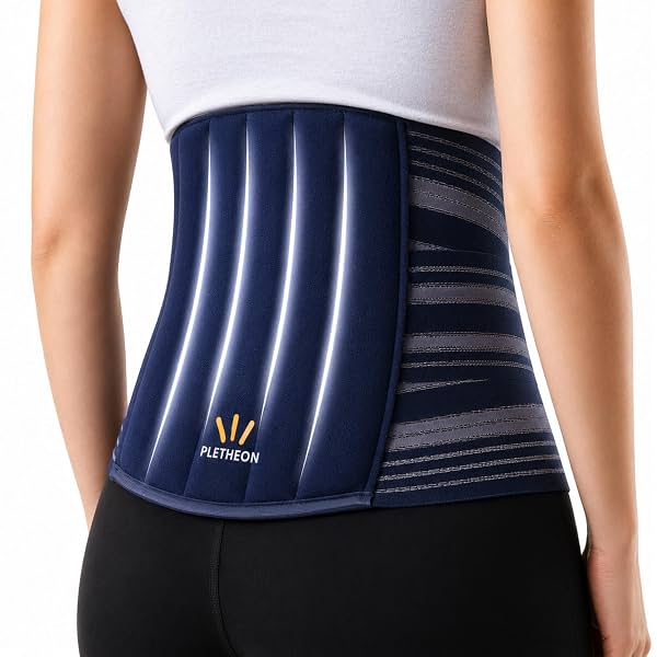 PLETHEON Lumbo Sacral Lumbar Support Belt for Men & Women