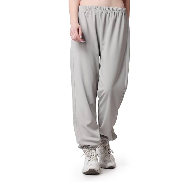 POPWINGS Casual Solid Joggers for Women || Loose Fit Joggers for Women ||Joggers