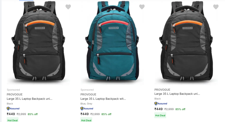 PROVOGUE Backpack Up to 85% Discount