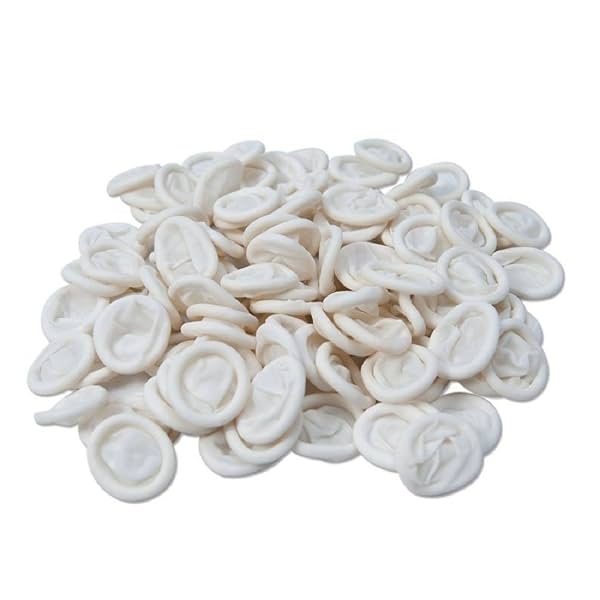 PSJ Anti-Static ESD Safe Chlorinated Disposable Latex Finger Cots [Reusable]