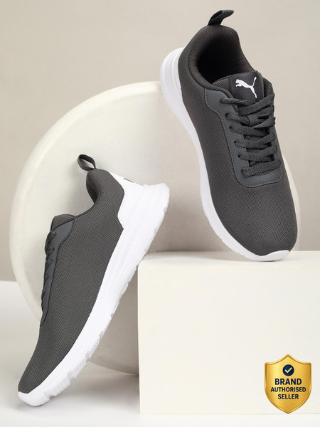 PUMA Plush Comfort Running Shoes For Men (Grey , 9)