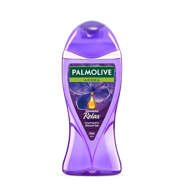 Palmolive Aroma Absolute Relax Body Wash, Gel Based Shower Gel with 100% Natural Ylang Ylang Essential Oil & Iris Extrac