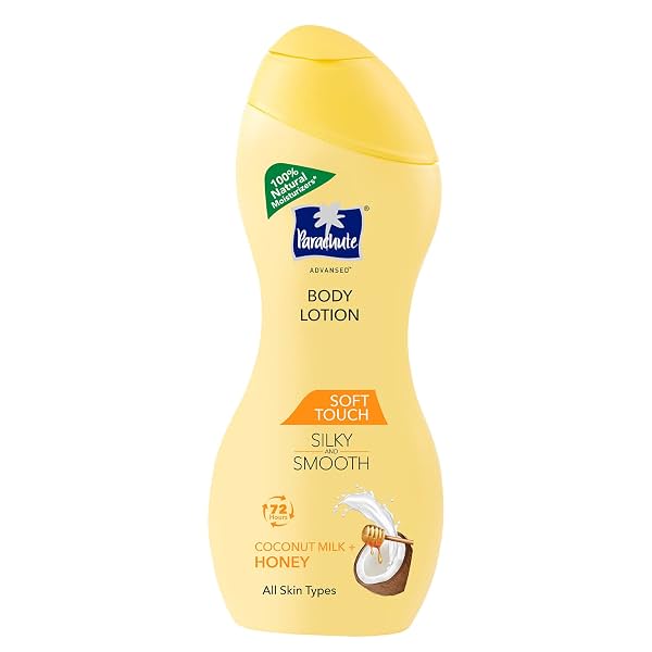 Parachute Advansed Soft Touch Body Lotion for Women & Men, All Skin types, 225ml | Pure Coconut Milk & Honey, 100% Natur