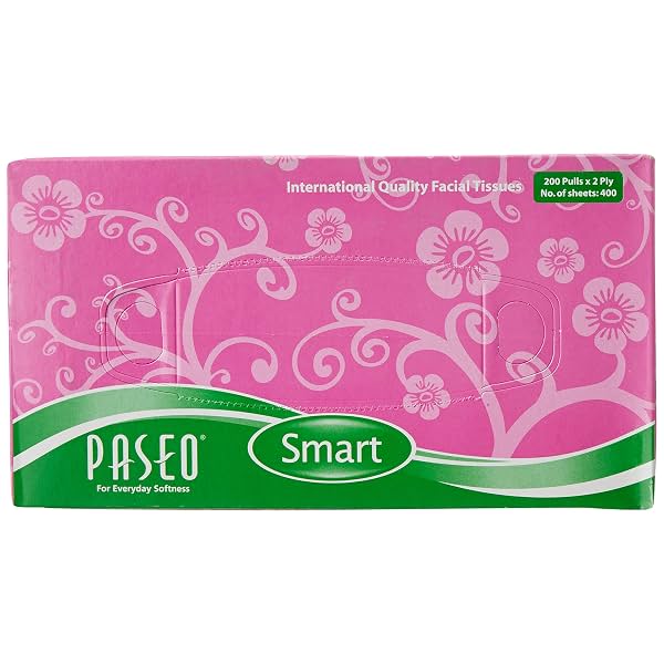 Paseo Tissues Facial Smart Box - 200 Pulls