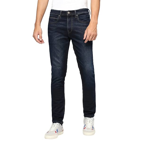 Pepe Jeans Men's Skinny Fit Mid Rise Jeans