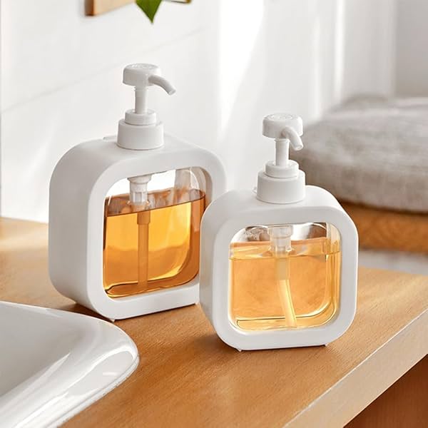 Perperual Handwash Soap Dispenser Bottle for Wash Basin, Heavy Duty ABS Plastic Multipurpose Liquid Soap Dispenser for B