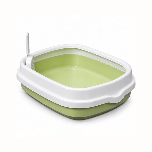 Pets Empire Cat Litter Tray with Scoop (Large)