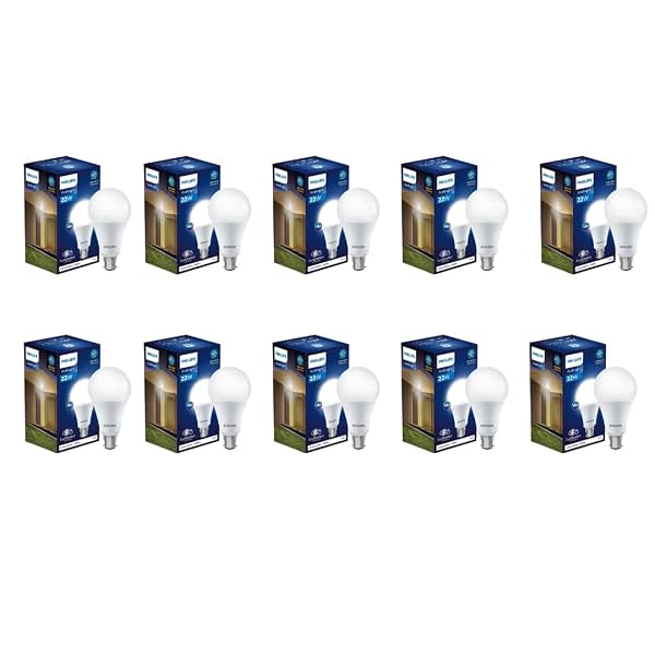 Philips 22-watt LED Bulb |AceBright High Wattage LED Bulb Pack of 10