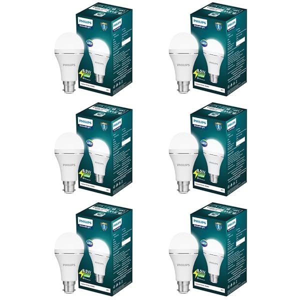 Philips 8.5W Emergency LED Bulb | Stellar Bright B22 Inverter LED Bulb for Power