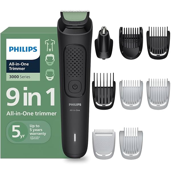 Philips India's No.1 Men's Trimmer 9-in-1 All in One Grooming Kit