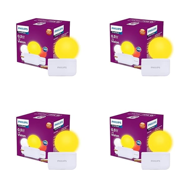 Philips Joy Vision Coral Rush 0.5W LED Night Lamp | Soft White Glow