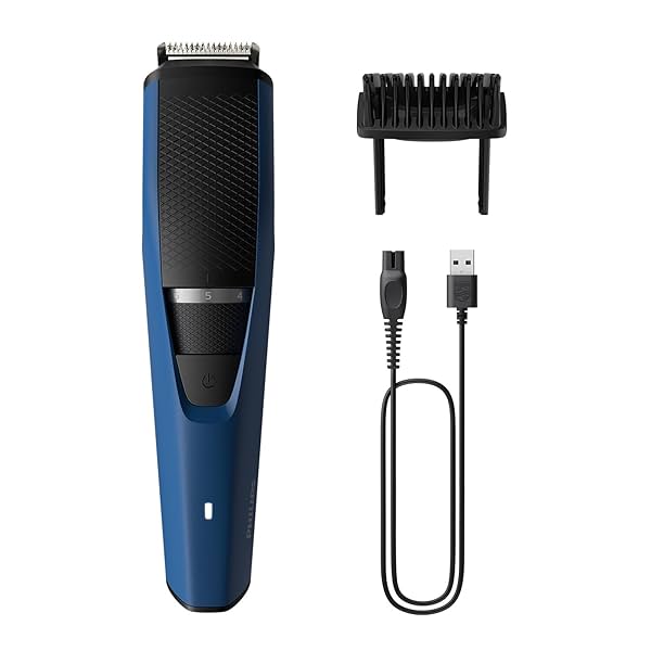 Philips Skin Friendly Beard Trimmer For Men| Lift & Trim Technology|10 Length Settings|15 Mins Quick Charge| Self Sharpe
