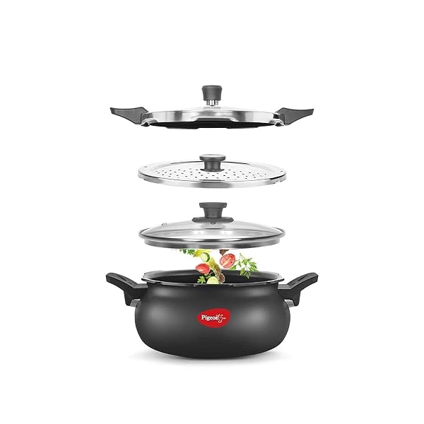 Pigeon All-in-One 5L Super Cooker (Black)