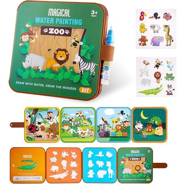 Plastic Water Painting Book for Children