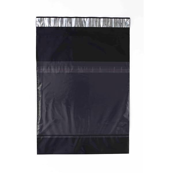 Porpoise Black Tamper Proof Courier Bags