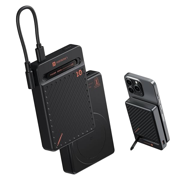 Portronics Chyro 10000mAh 15W Magnetic Wireless Fast Charging Powerbank
