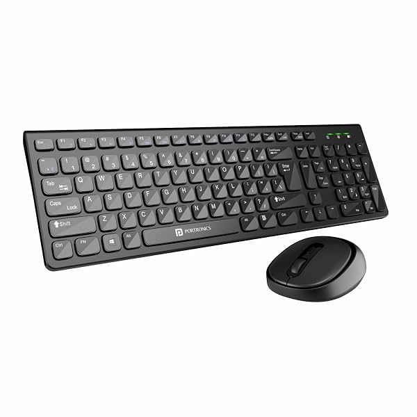 Portronics Key7 Combo Wireless Keyboard & Mouse Set