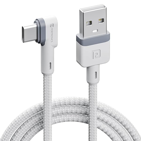 Portronics Konnect L: 3A Fast Charging Type-C Cable