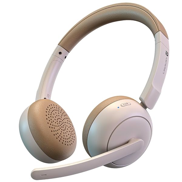 Portronics Muffs A3 On Ear Headphone with Inbuilt Flexible Boom Mic & Dual ENC