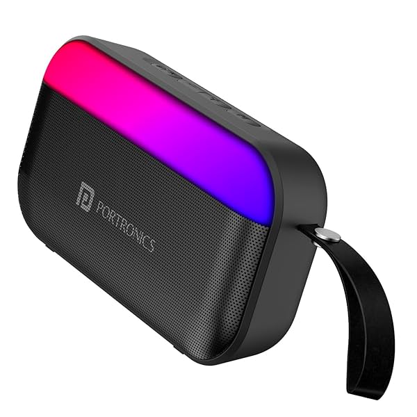 Portronics Plugs 2 8W Portable Bluetooth Speaker with Inbuilt Mic.