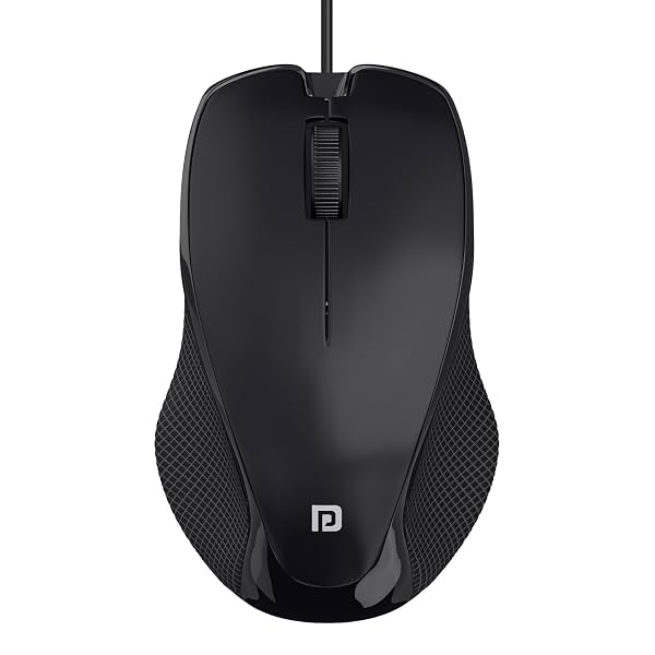 Portronics Toad 101 Wired Optical Mouse with 1200 DPI, Plug & Play