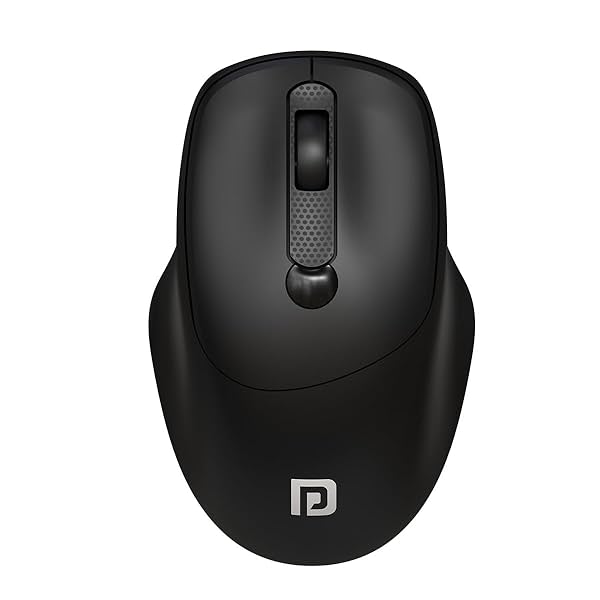 Portronics Toad 35 Wireless Mouse with 2.4 GHz Wireless, Adjustable Sensitivity, USB Receiver, Ergonomic Design, for Lap
