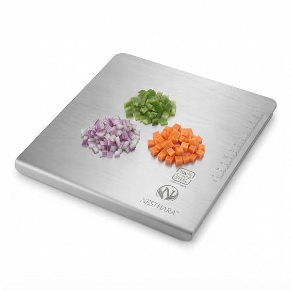 Premium 304 Stainless Steel Chopping Board for Kitchen