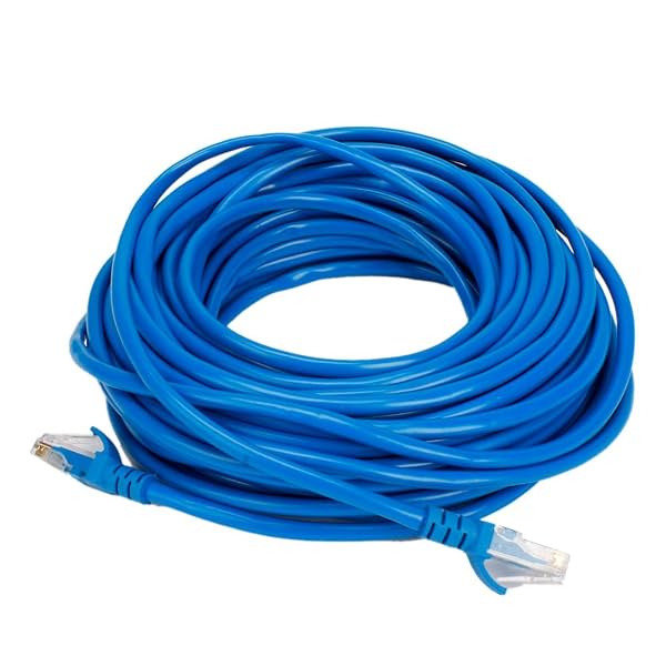 PremiumAV RJ45 CAT5E Ethernet LAN Cable 10M Blue