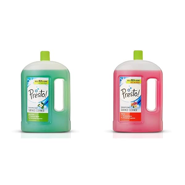 Presto! Disinfectant Floor Cleaner Jasmine and Floral 2 Litre Pack of 2
