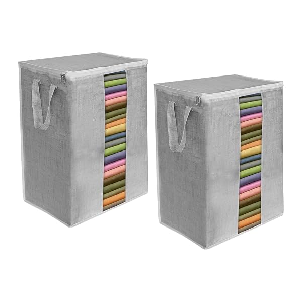 PrettyKrafts Non-Woven Saree Cover Set of 2