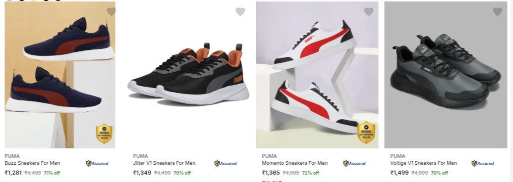 Puma Men’s Casual Shoes at Minimum 70% Discount