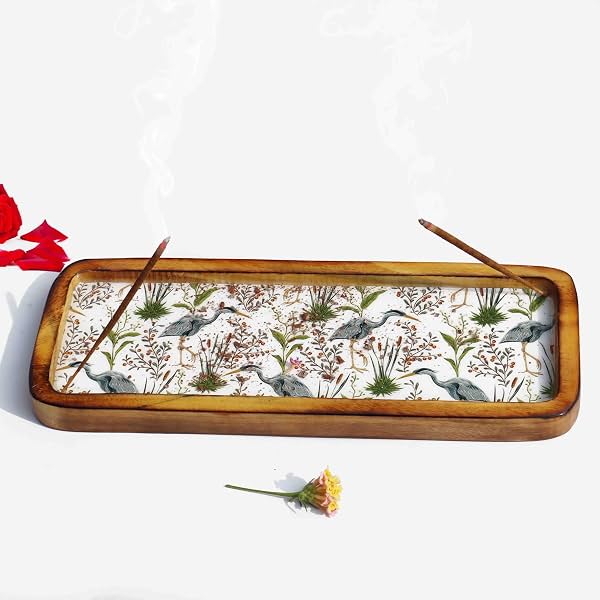 Pure Source India Rectangular Tray Holder