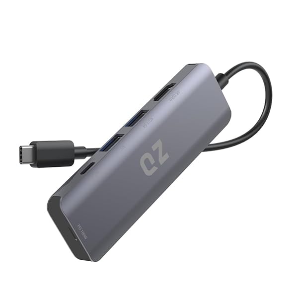 QZ 5-in-1 USB-C 4K Hub
