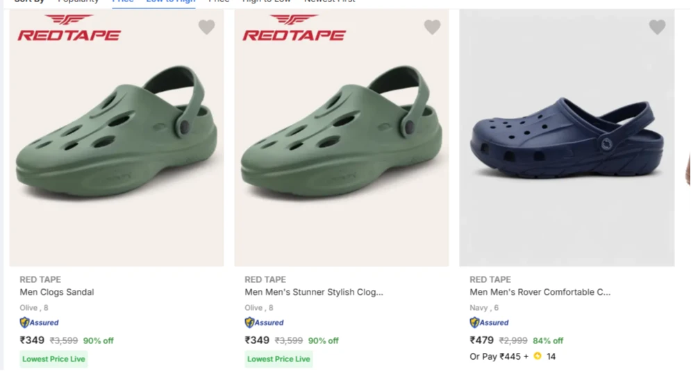 RED TAPE Men's Clogs up to 90% Discount