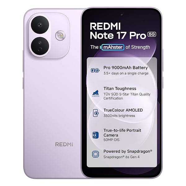 REDMI Note 17 Pro 5G (Purple Vibe, 8GB RAM, 256GB ROM)