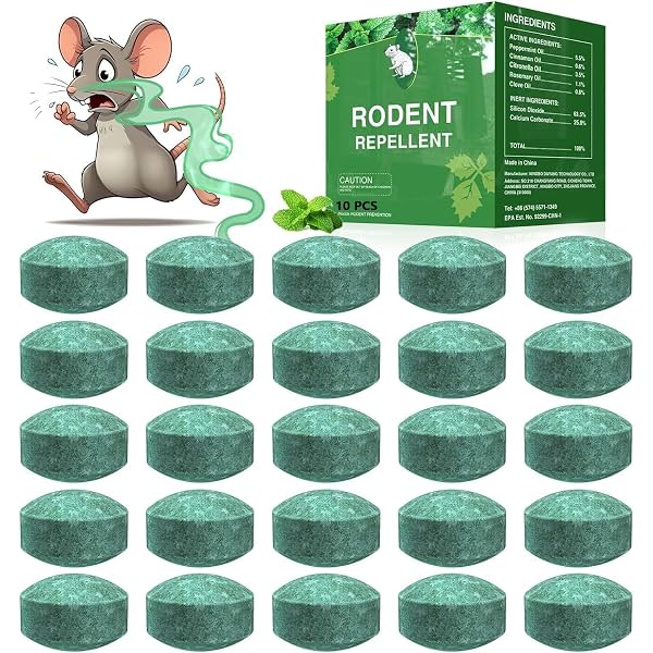Rat Repellent for Car Home Mouse Repellent Peppermint Oil to Protect Wires