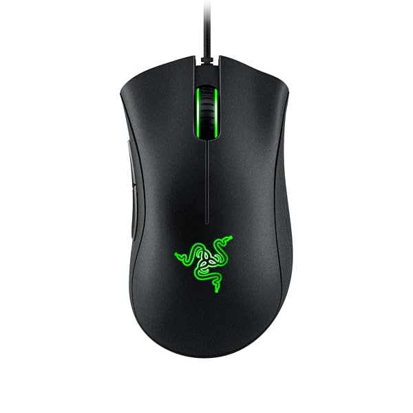 Razer Deathadder Essential - True 6400 DPI Optical Sensor, Wired Ergonomic Form Factor, High Durability, 5 Hyper Respons