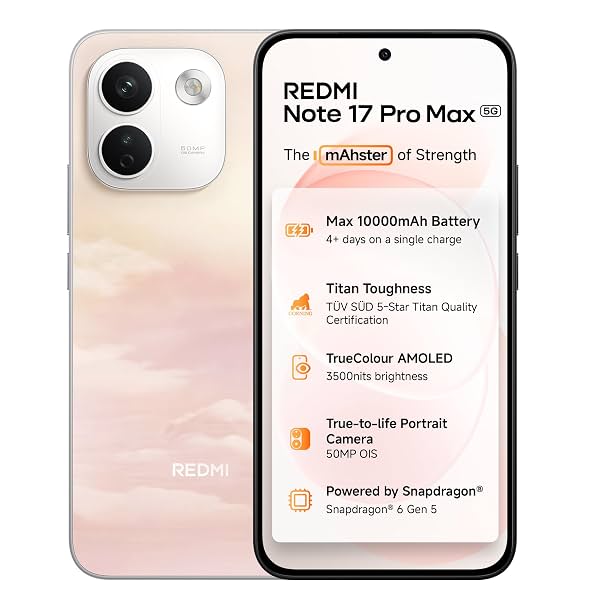 Redmi Note 17 Pro Max 5G (8GB RAM, 256GB ROM)