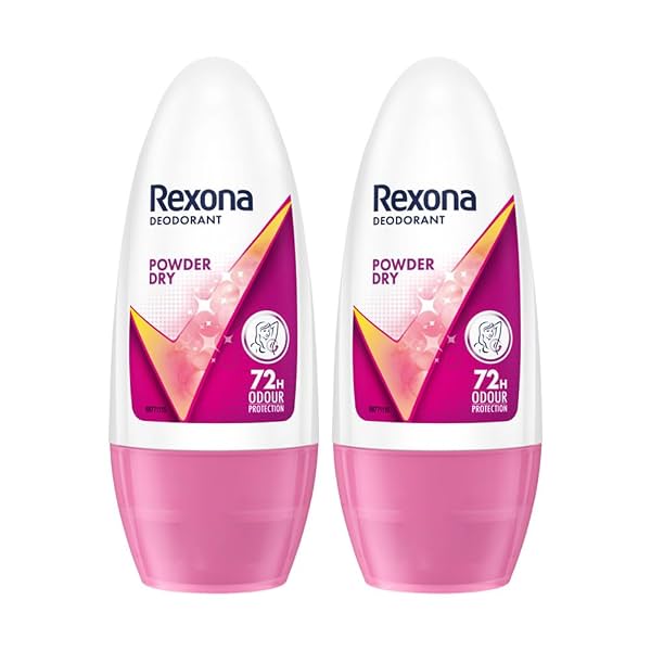 Rexona Powder Dry Underarm Roll-On Pack of 2