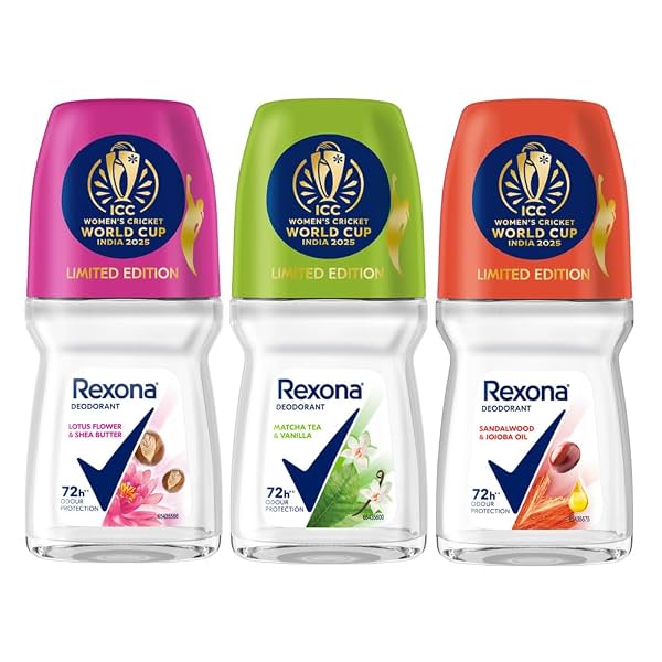 Rexona Roll-On Deodorant 50ml (Pack of 3)