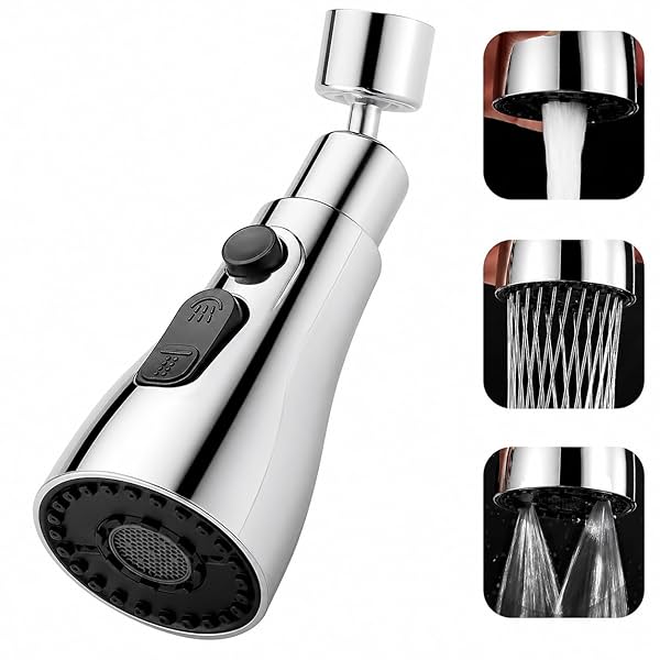 SHITHI Tap Extender for Kitchen Sink Flexible Faucet Sprayer Attachmen