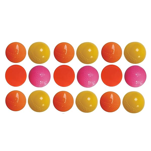 SPANCO Soft Cricket Balls Practice, Training for All Age Group, Recommended for Indoor/Outdoor Street & Beach Cricket