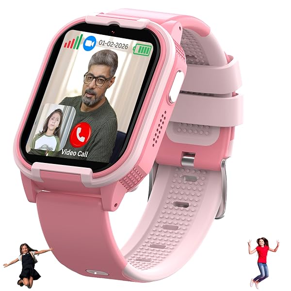 SPIKY Gnome Kids Smartwatch with HD 4G Video & Voice Calling