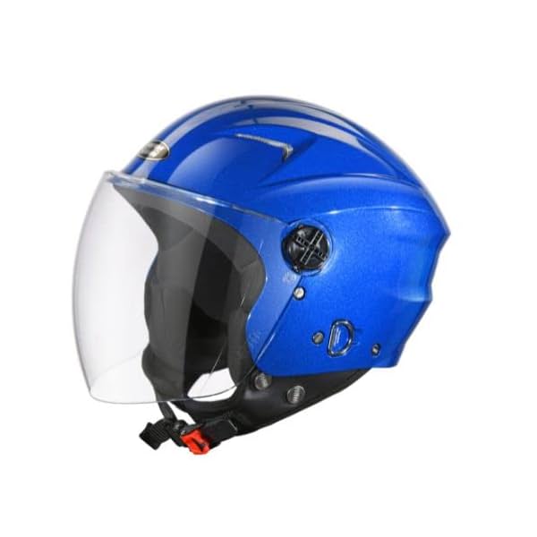 STUDDS RAY Super Open FACE Helmet for Men and Women Dapper Blue L