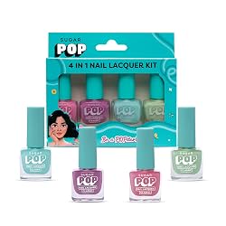 SUGAR POP 4 in 1 Nail Lacquer Kit | Chip-resistant formula & Glossy Flinsh