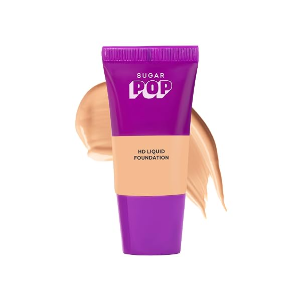 SUGAR POP HD Liquid Foundation Tube with SPF 30 | Lasts upto 16hrs