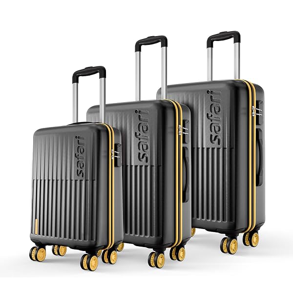 Safari Astra Neo Polycarbonate 3 Pc Trolley Set