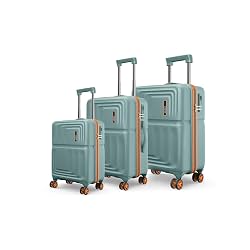 Safari Roma Hard Luggage Trolley Bag with 8 Wheels Set of Cabin