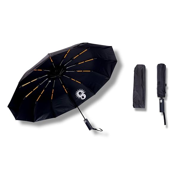Sakha 3-Fold Windproof Auto Open Umbrella